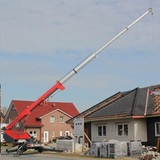 Trailered crane, <1t, H-max. 25m, L-max.  20m - rent | PreferRent